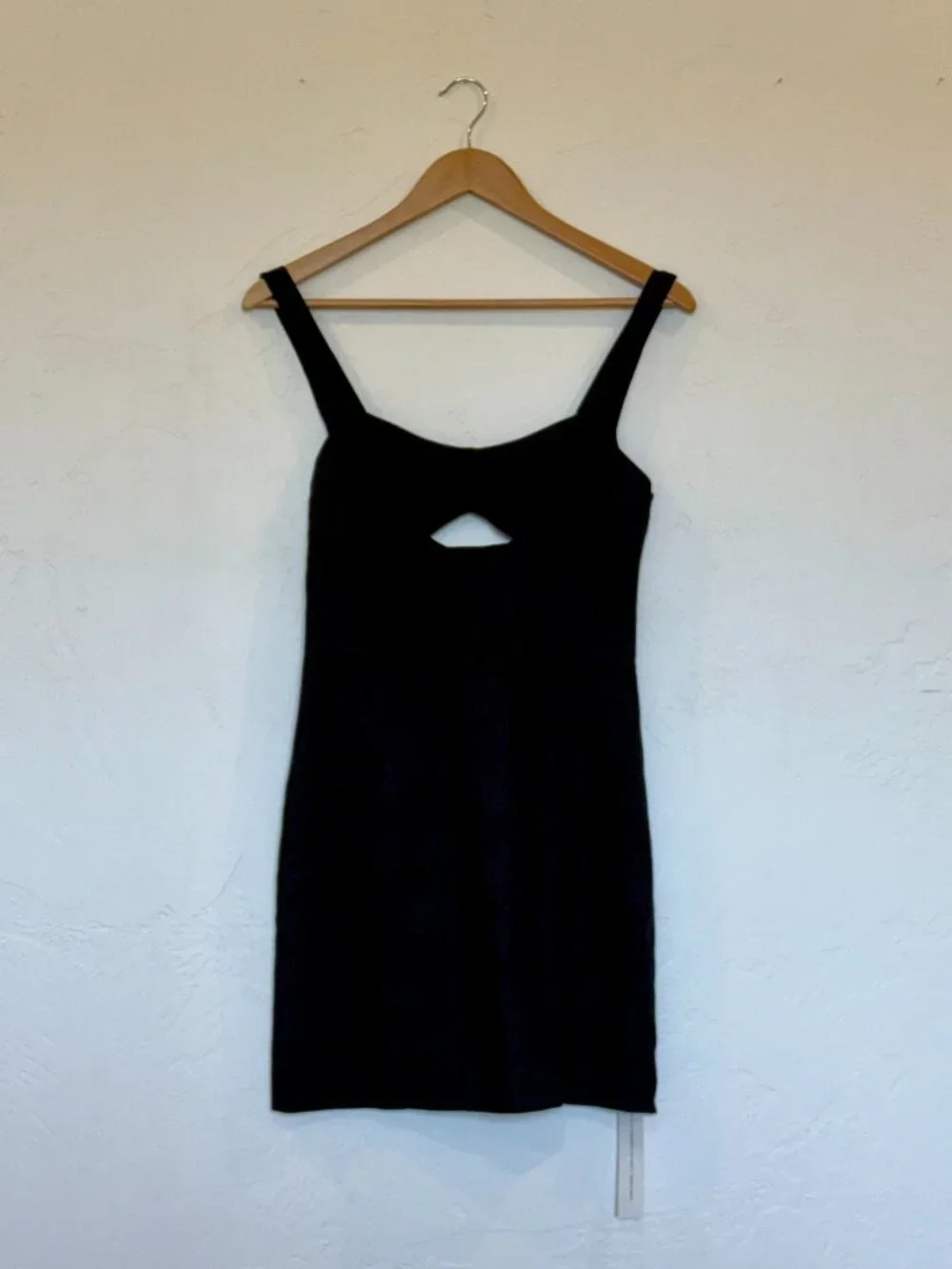 Reformation Belma Linen Dress Black - Size 6 - Picture 2 of 5